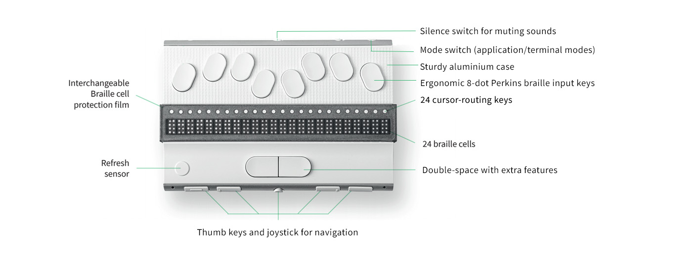 BraillePen24 features